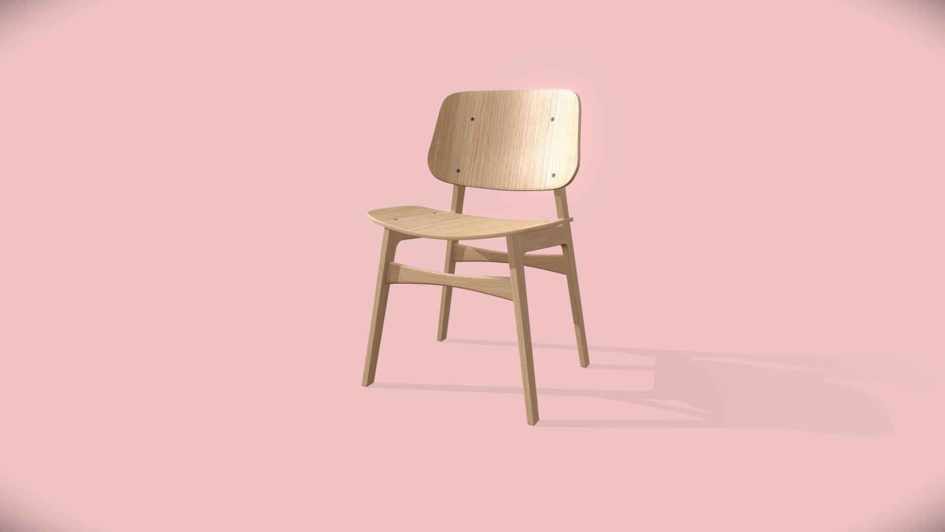 High-poly Modern Wood Chair.

I made this chair using video guides by Andrew Price. It's not something unique, but you can use it in your scenes since it's a well-modeled chair 3d model