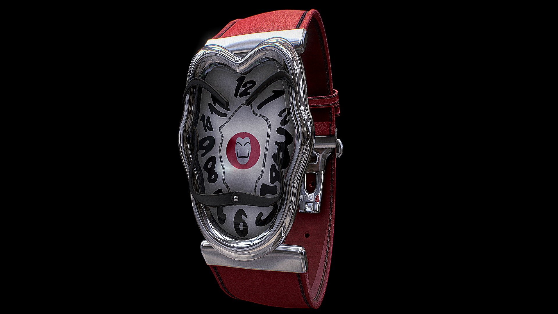 Awesome stainless steel Dali Coin Watch.

Currently available for download in FBX format.

3D model developed by AR-Watches 3d model