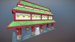 Konoha Building japan, nintendo, architectural, sakura, saber, naruto, kakashi, hokage, konoha, rocklee, building, anime