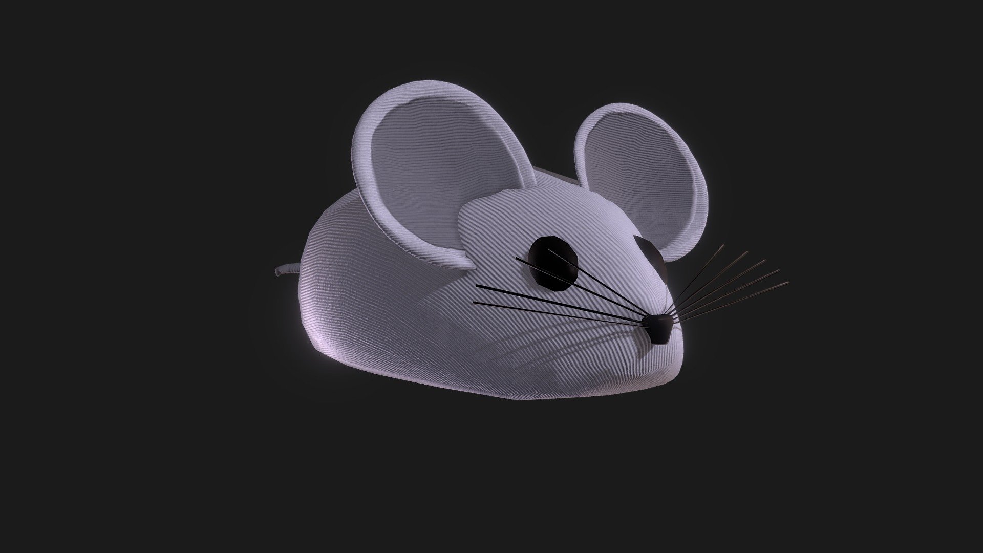 A rigged mouse that was used for a hackathon 3d model