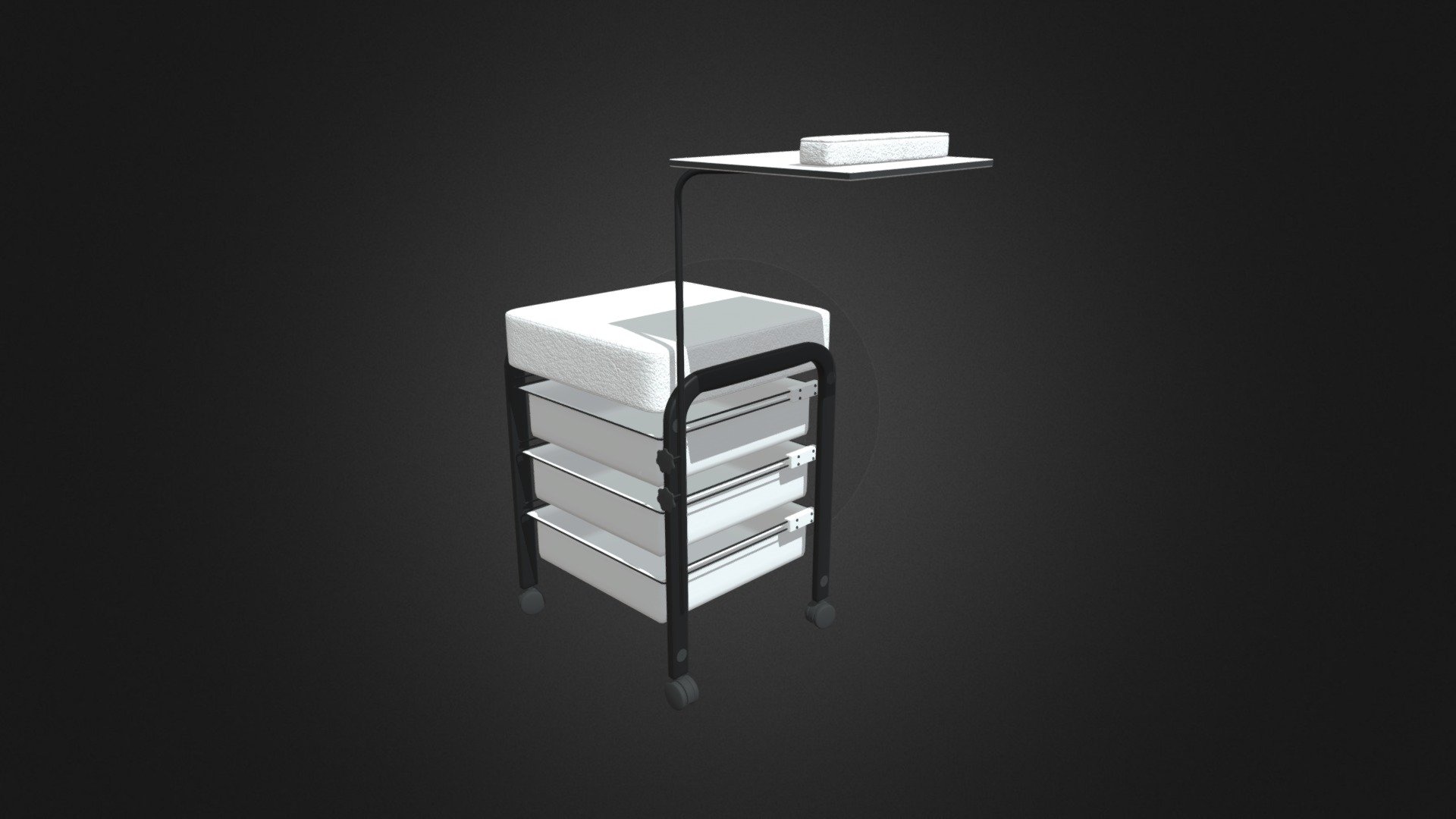 Manicure Table D Model - Manicure Table D Model - Buy Royalty Free 3D model by cgaxis 3d model