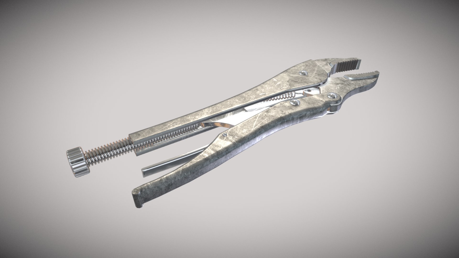 From a nice Cad Model - Grip Pliers - Download Free 3D model by Francesco Coldesina (@topfrank2013) 3d model