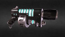 Blaster Sci Fi Gun PBR