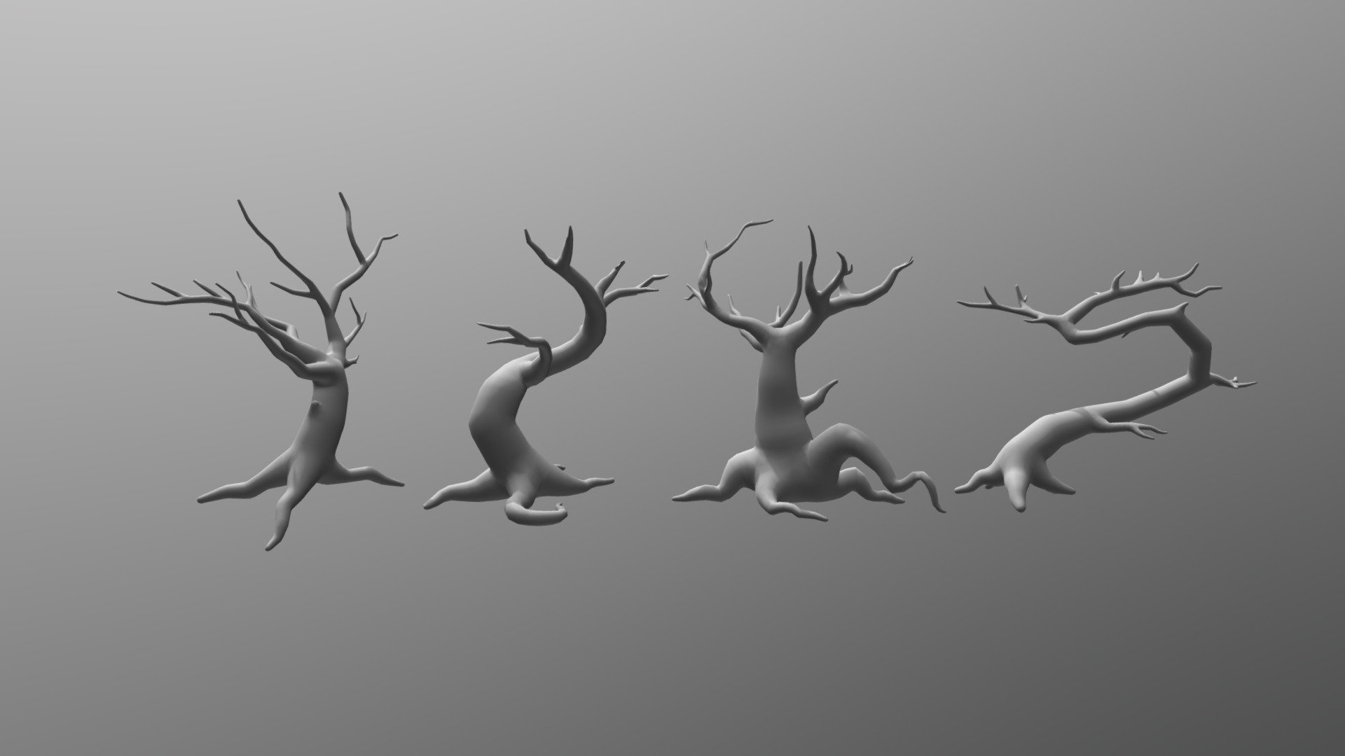 Dead Trees - Download Free 3D model by Caroli 3d model