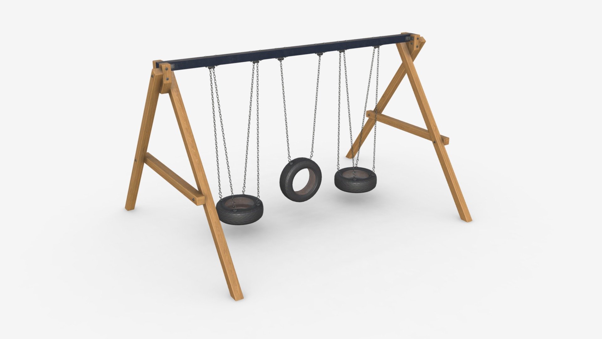 Outdoor tire swing 03 - Buy Royalty Free 3D model by HQ3DMOD (@AivisAstics) 3d model