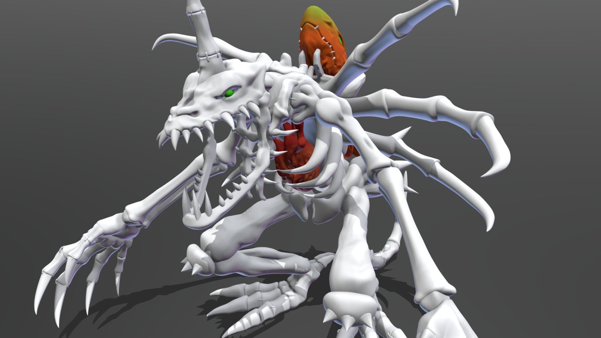 Digimon SkullGreymon - 3D model by kishi (@ash.takafumi) 3d model