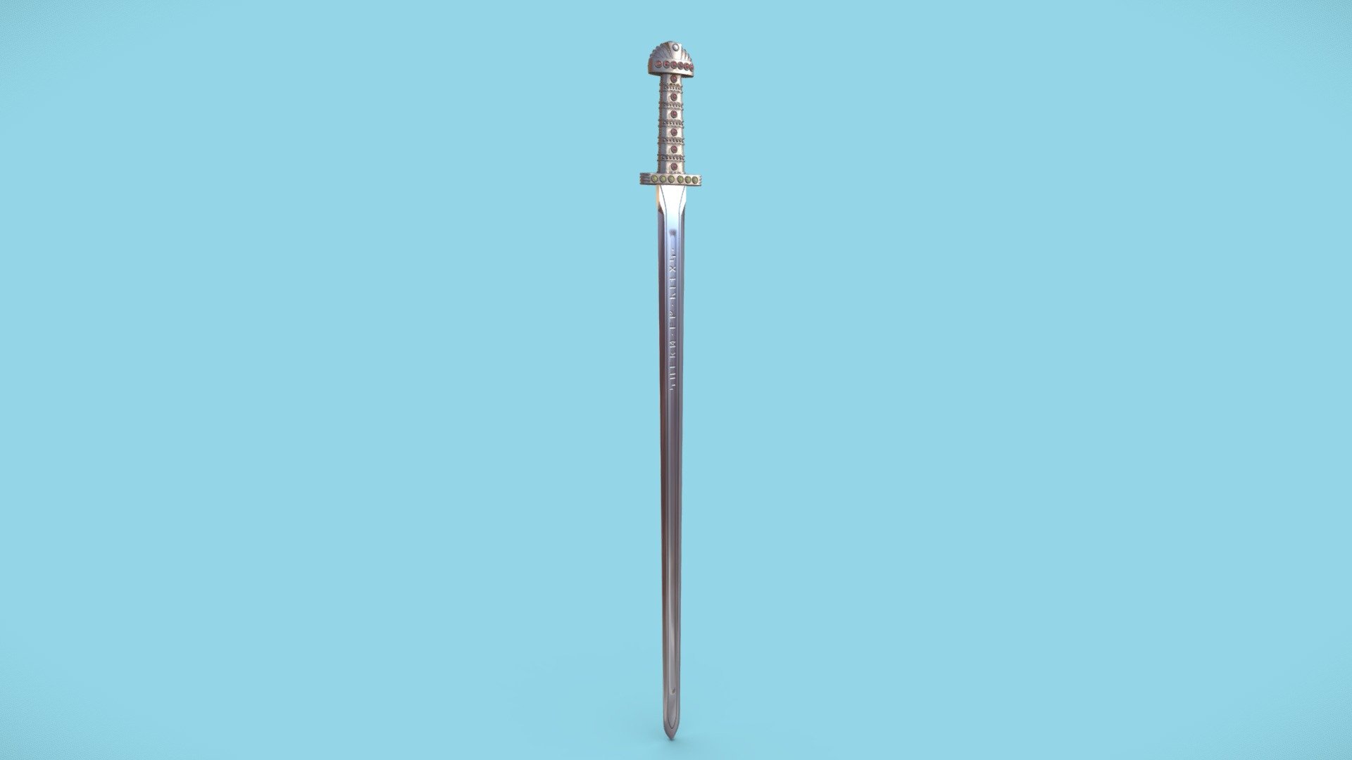 Sword of Kings from Netflix series Vikings &amp; Vikings: Valhalla used by Ragnar, Bjorn and Freydis - Sword of Kings (Vikings & Vikings: Valhalla) - Buy Royalty Free 3D model by Wittybacon 3d model