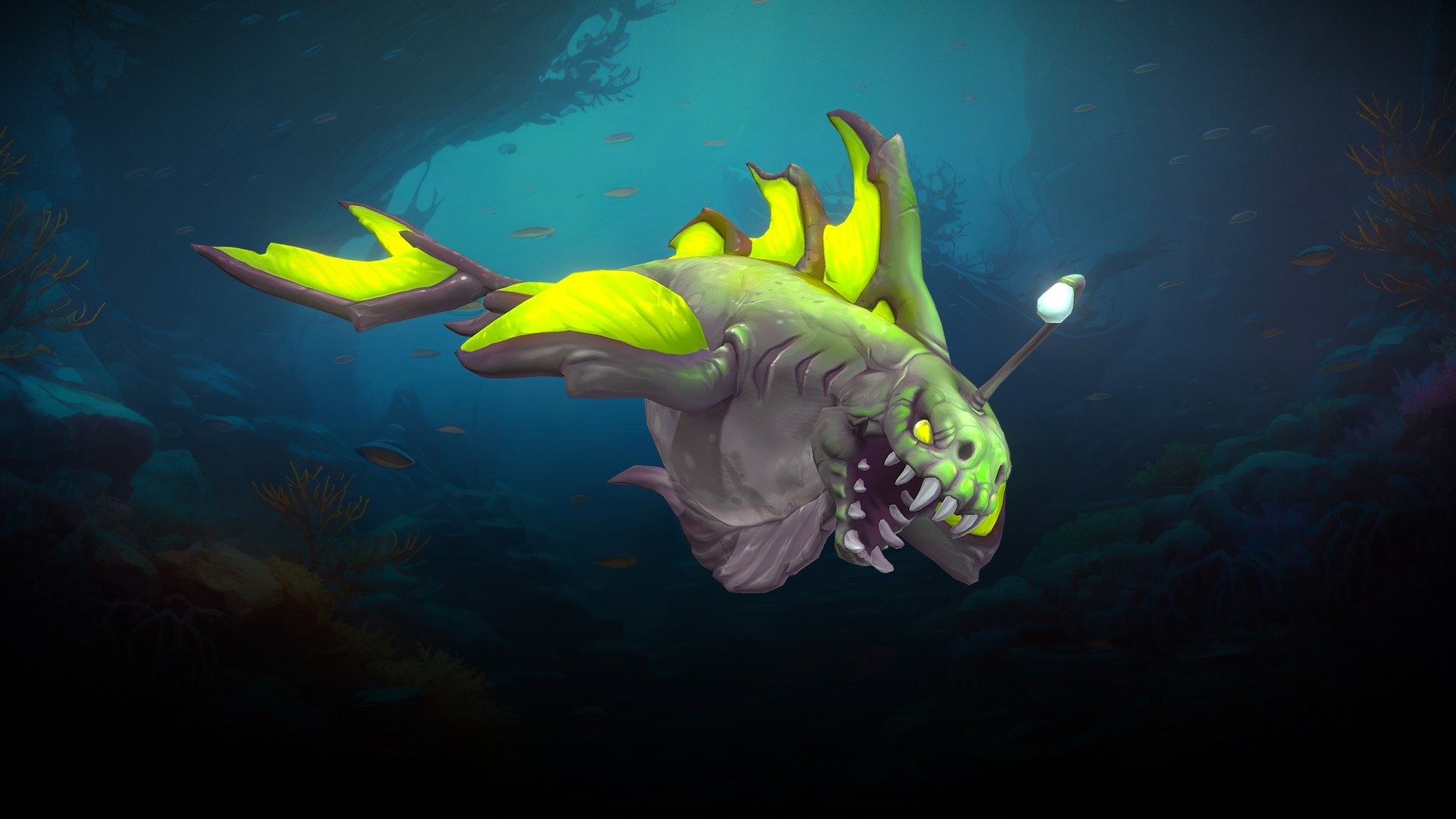 Stylized character for a project.

Software used: Zbrush, Autodesk Maya, Autodesk 3ds Max, Substance Painter - Stylized Viperfish - 3D model by N-hance Studio (@Malice6731) 3d model