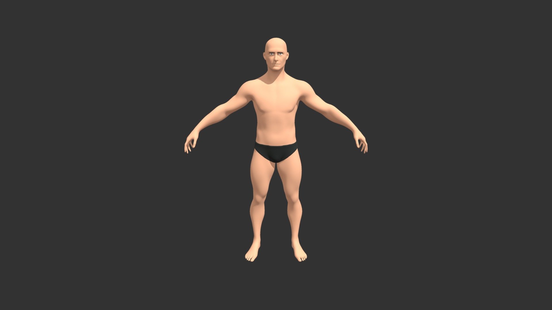 Male body - Male Body - 3D model by Procreate3DStudio 3d model