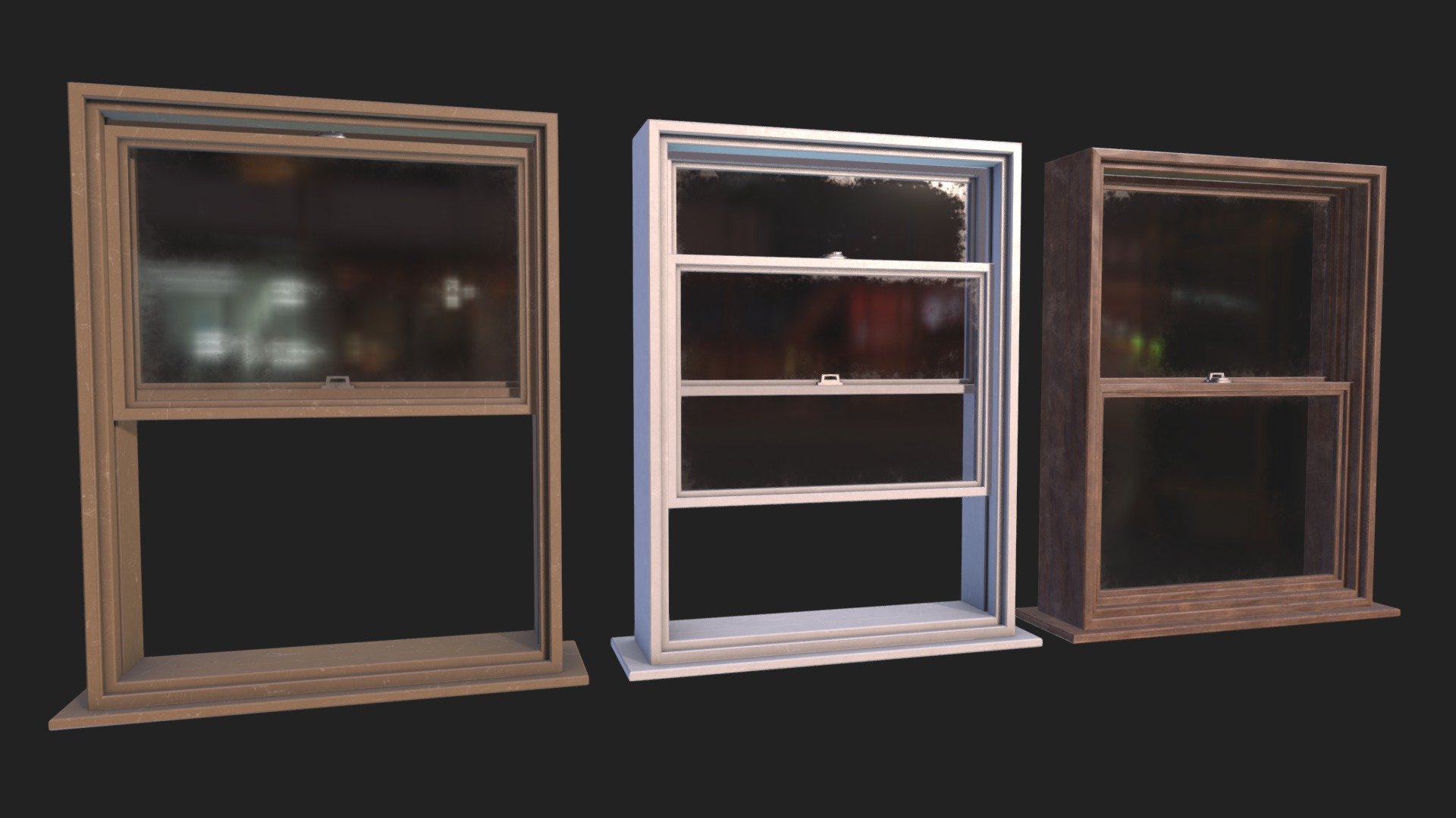 3x 2048x2048 texture packs (PBR Metal Rough, Unity HDRP, Unity Standard Metallic and UE4):

White, Brown and Wooden material.

PBR Metal Rough: BaseColor, AO, Height, Normal, Roughness and Metallic;

Unity HDRP: BaseColor, MaskMap, Normal;

Unity Standard Metallic: AlbedoTransparency, MetallicSmoothness, Normal;

Unreal Engine 4: BaseColor, Normal, OcclusionRoughnessMetallic;

The package also has the .fbx, .obj, .stl, and .dae files 3d model