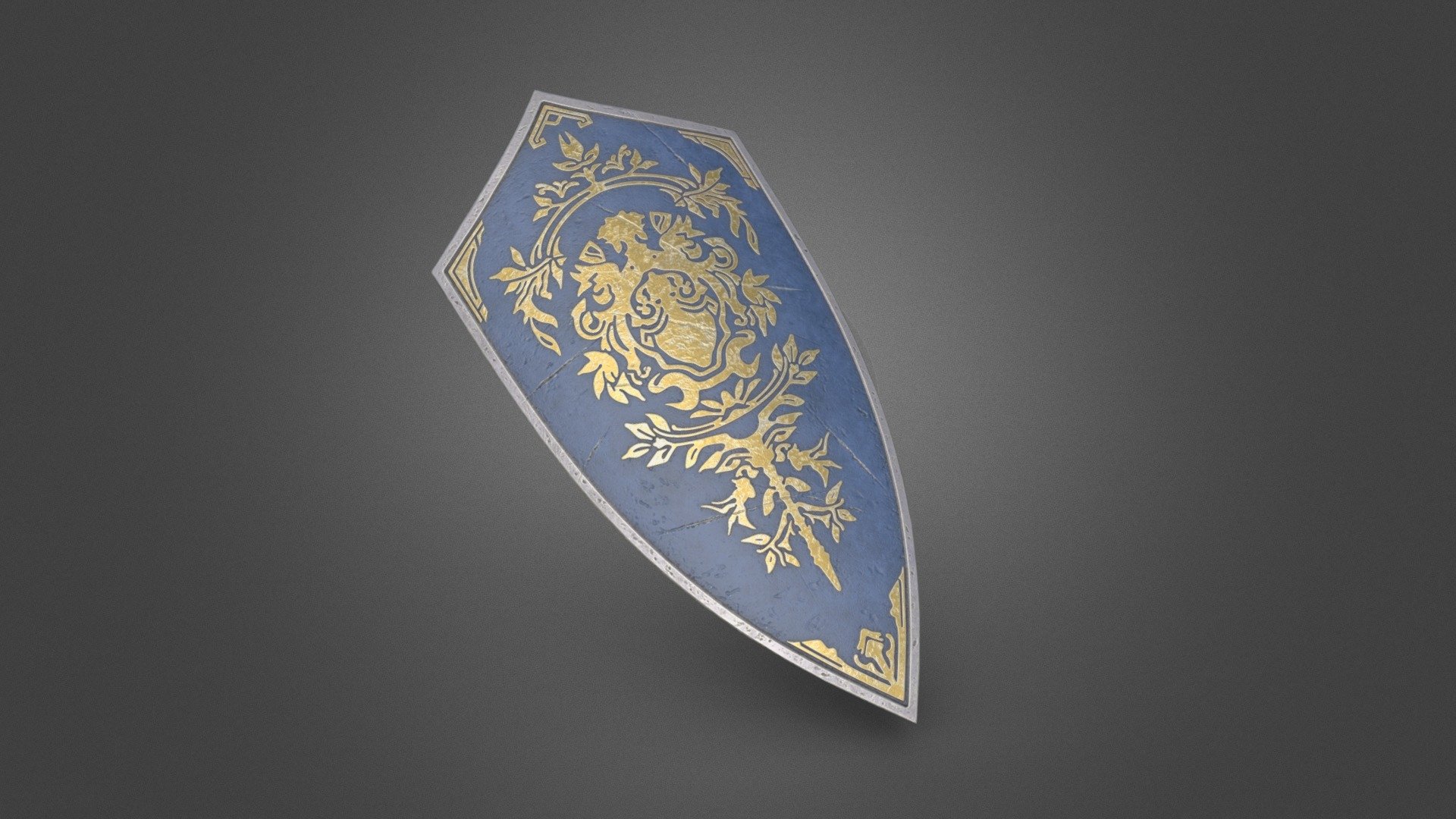 Crest Shield from Dark souls.
Modeled in 3dsmax and ZBrush, Baked in Marmoset TB, Textured in Substance Painter - FanArt - DarkSouls - Crest Shield - 3D model by Healik 3d model