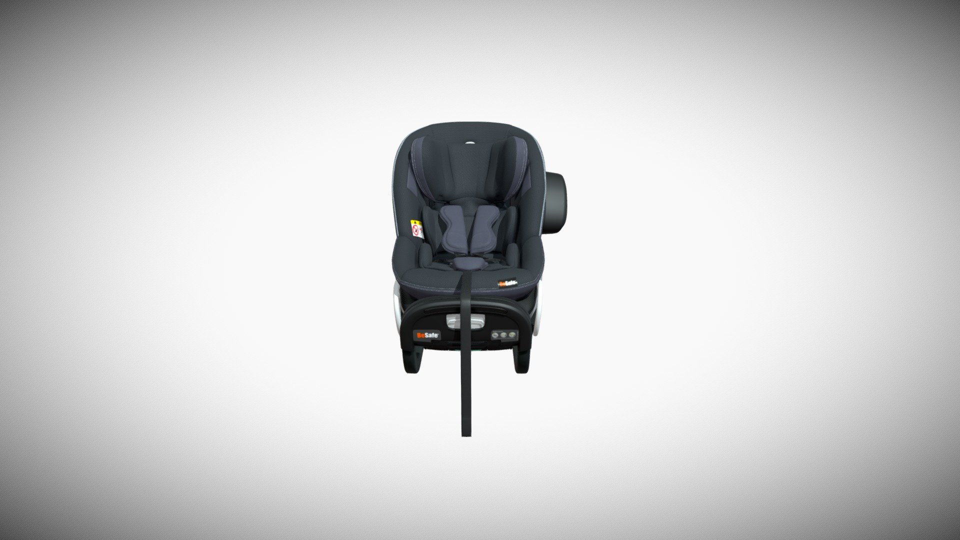 Besafe Baby Car Seat Anthracite Mesh - Besafe Baby Car Seat Anthracite Mesh - 3D model by 2softgames 3d model