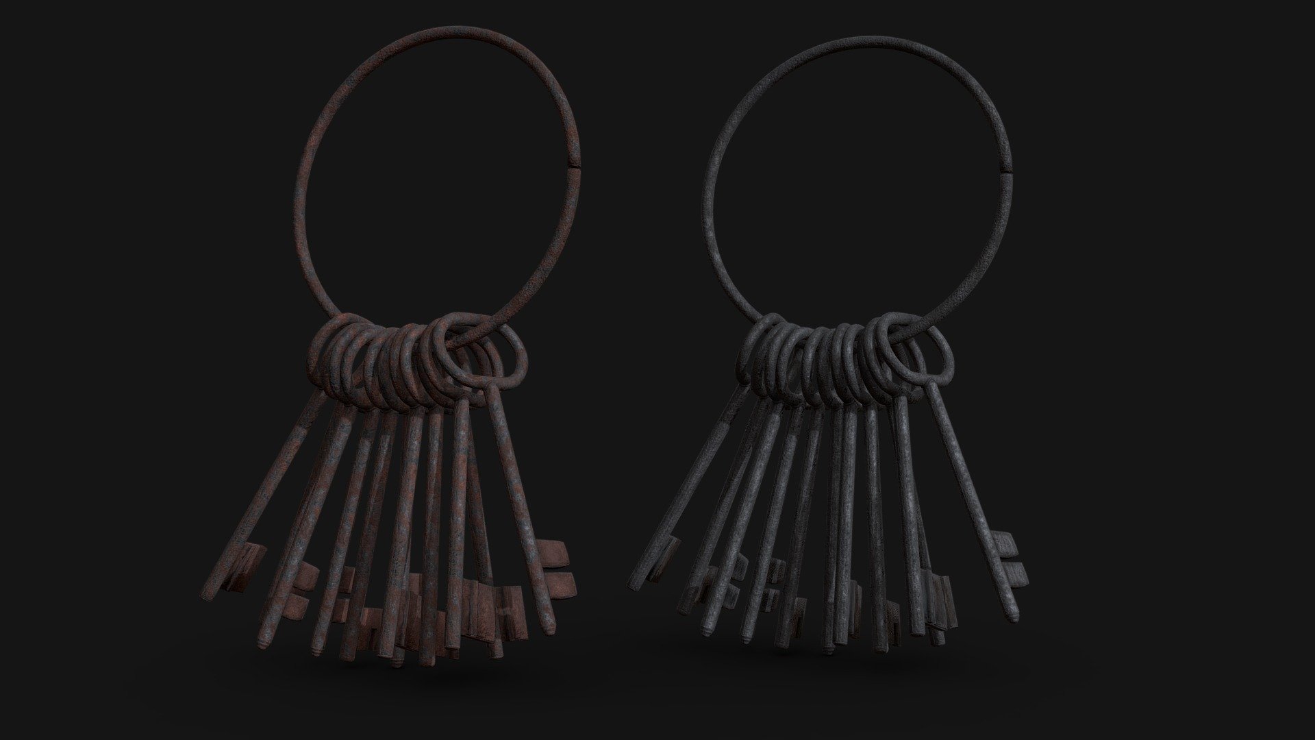 Old Keys set




Lowpoly

PBR

4K Textures

Files:




FBX

OBJ

MAX (2017)

Default Maps:




Diffuse

Roughness

Metallic

Normal

AO

OBS: Clean and Dirt textures included 3d model