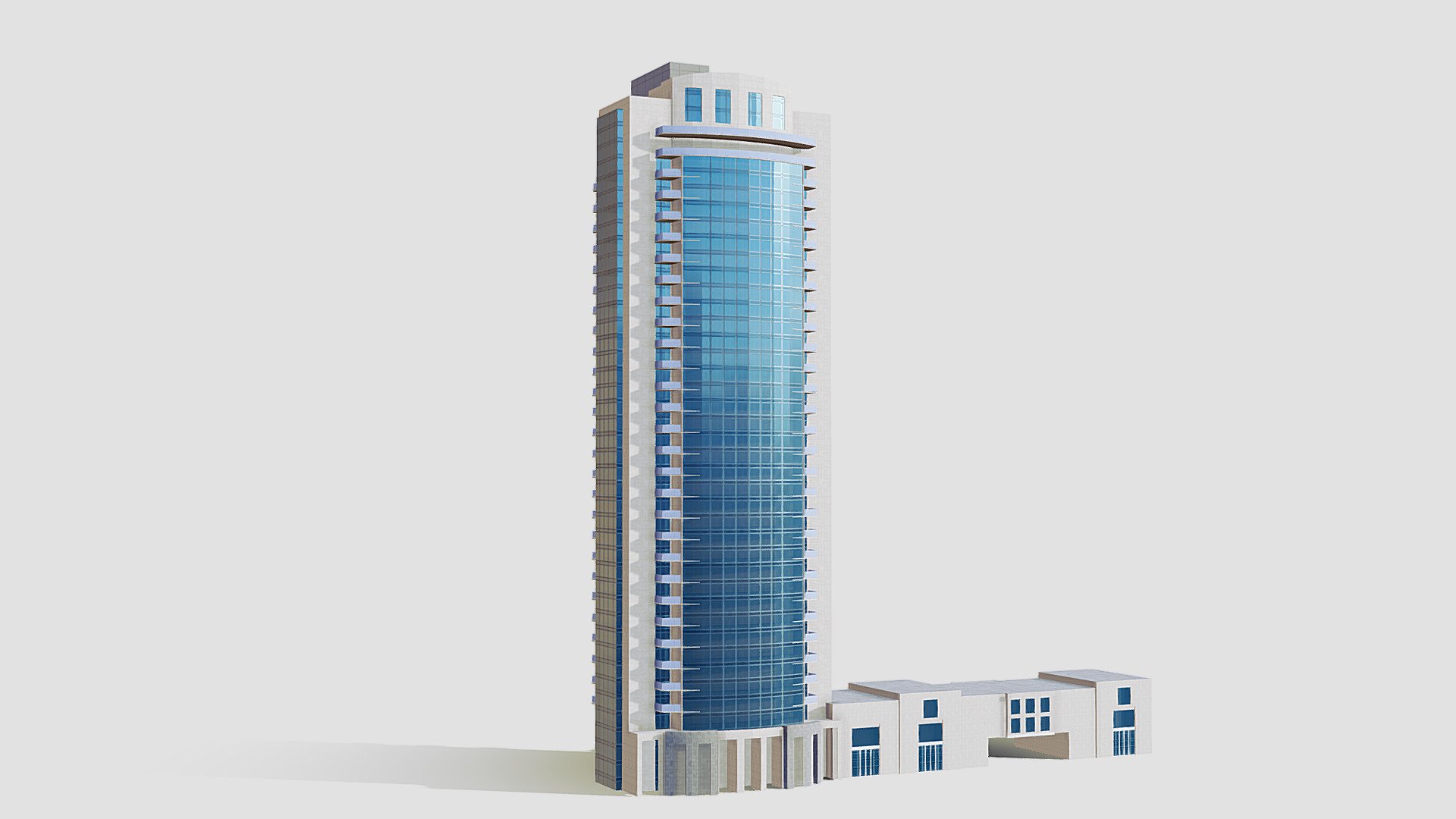 Burj Residences 3 - Dubai - Buy Royalty Free 3D model by 1Quad (@1.Quad) 3d model