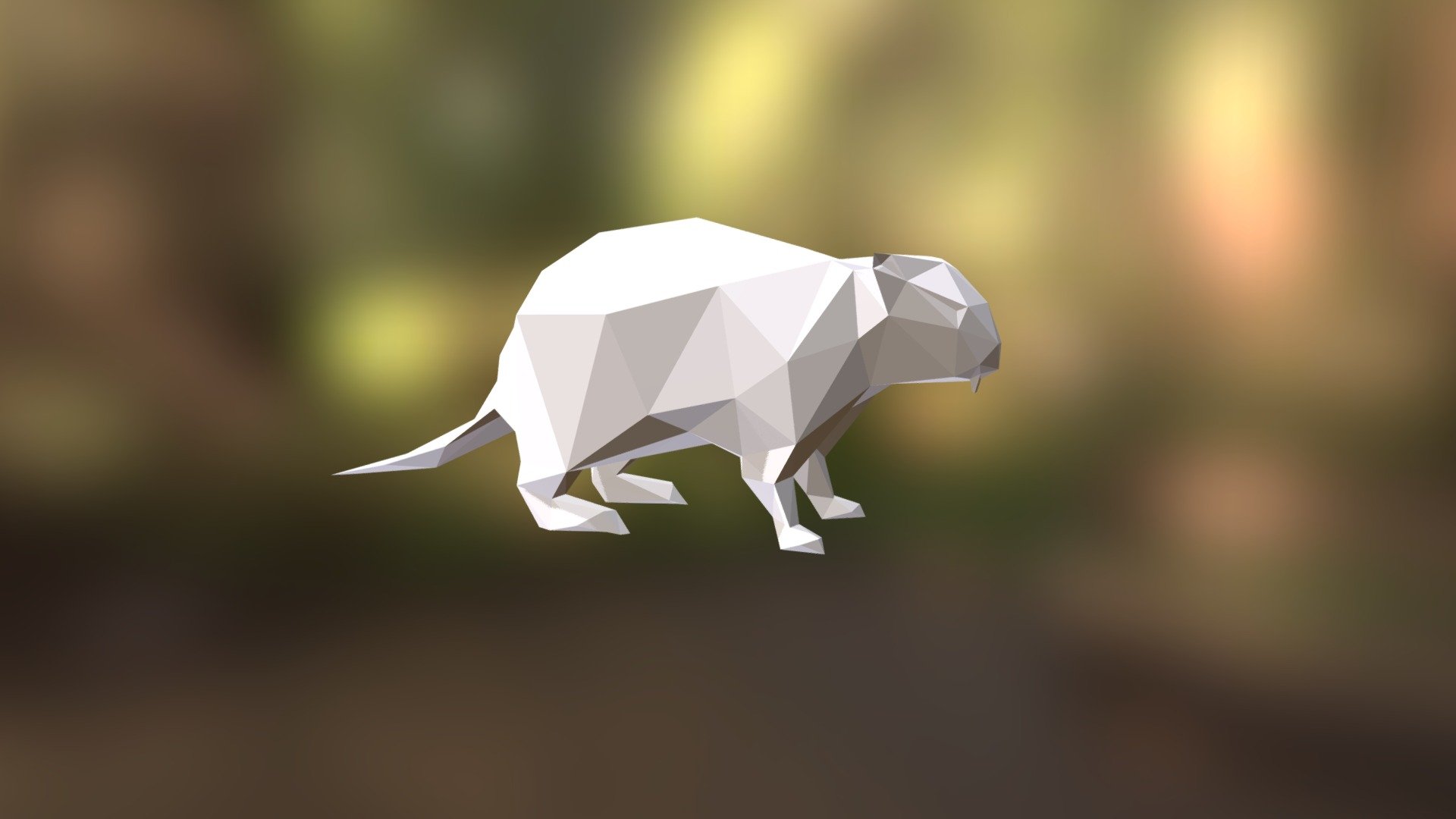 Low Poly 3D model for 3D printing. Beaver Low Poly sculpture.  You can find this model for 3D printing in my shop:  -link removed-  Reference model: http://www.cadnav.com - Beaver low poly model for 3D printing 3d model