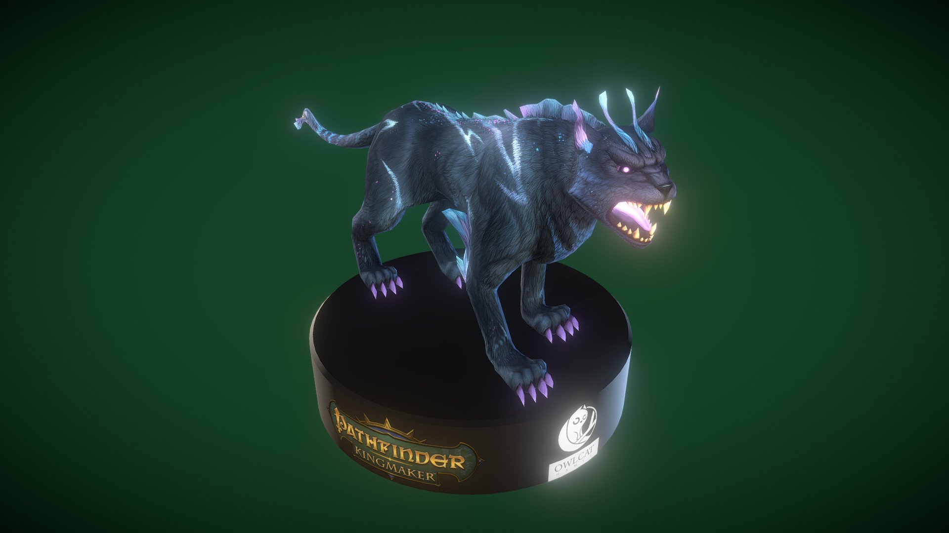 Monster for the game.  Hand paint texture

3480 polygons. 1024x1024 texture

PATHFINDER: KINGMAKER CRPG © 2018 Owlcat Games, My.com. Developed in association and used under license of Paizo Inc 3d model