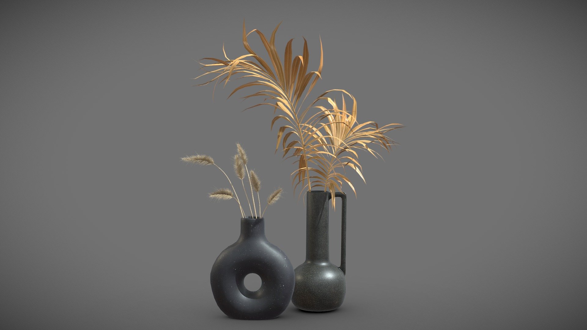 Dark Vases

The dark shades and shapes of this set of dry tropical leaves will bring a nice aesthetic touch to your indoor renders.

Model is optimized for subdivision.

4k Textures


Vertices  27 315
Polygons  14 515
Triangles 28 986
 - Dark Vases - Buy Royalty Free 3D model by AllQuad 3d model