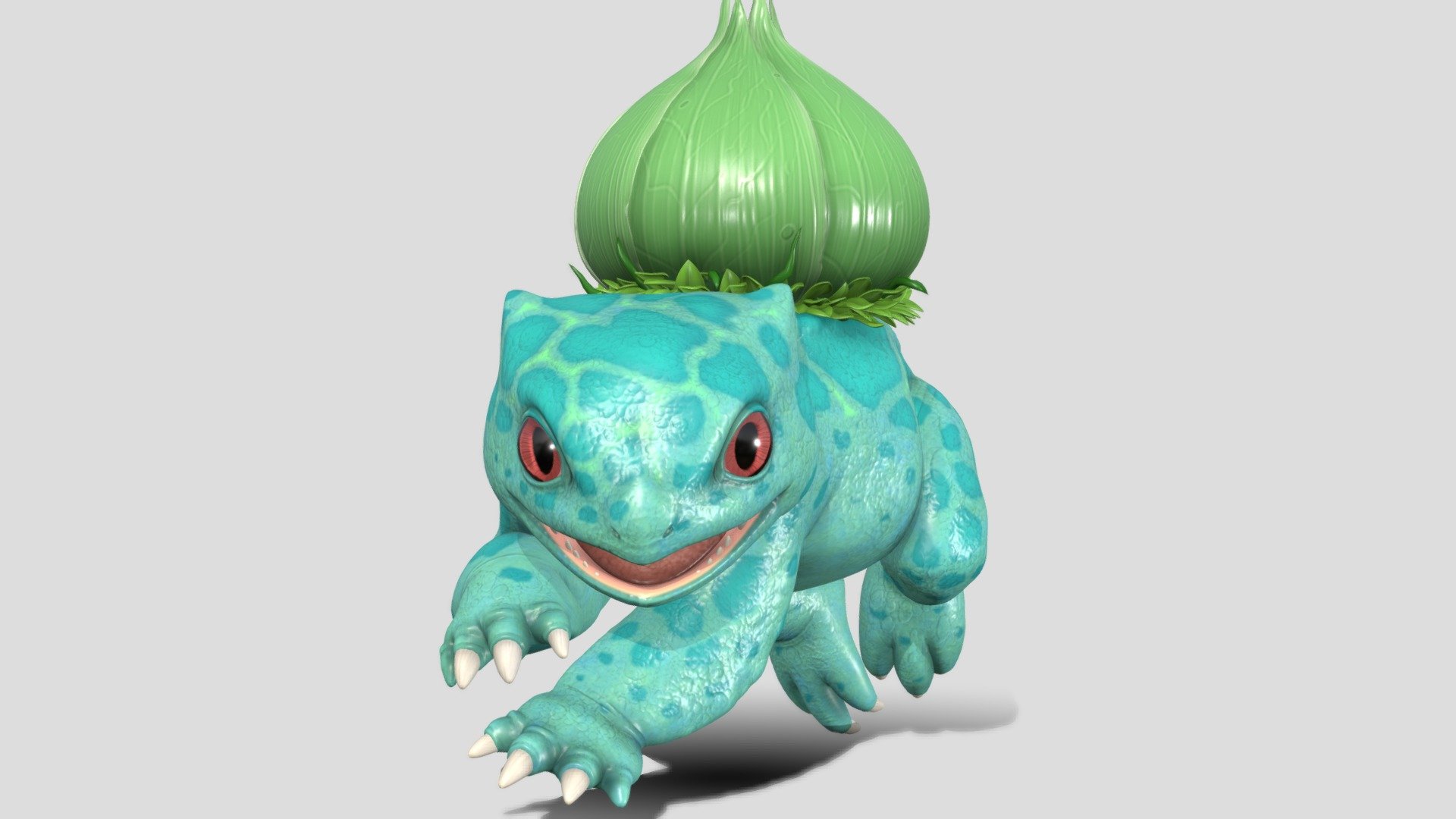 A quick 3d model of one of my favourite pokemon ever! The #001 Grass and poison type Pokemon 3d model