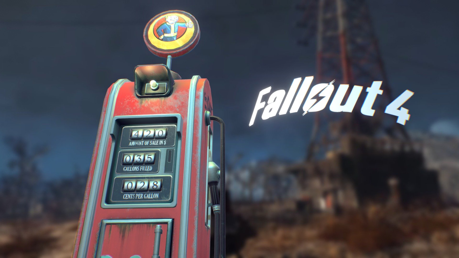 Hello! I am back with another one of my Fallout 4 fan-art projects. This one has kind of a special meaning. If you like to read about it, check my WIP post on forum: https://forum.sketchfab.com/t/fallout-4-style-assets-making-of/5307/16

Don't forget to like and comment, if you like my work! Thanks!
For more of my models, visit: www.electrocactus.com - Retro Gas Pump - 3D model by Kaspars Pavlovskis (@kaspars_3d) 3d model