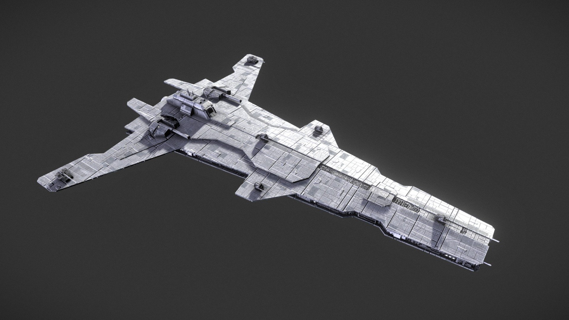 Originally a design from Battlefront 2 (2005) I've built a new model with a few design tweaks. 

Built in 3DS Max 2017 and textured in Substance Painter - Victory 2 Class Frigate - 3D model by Conner Bentley (@connerbentley) 3d model