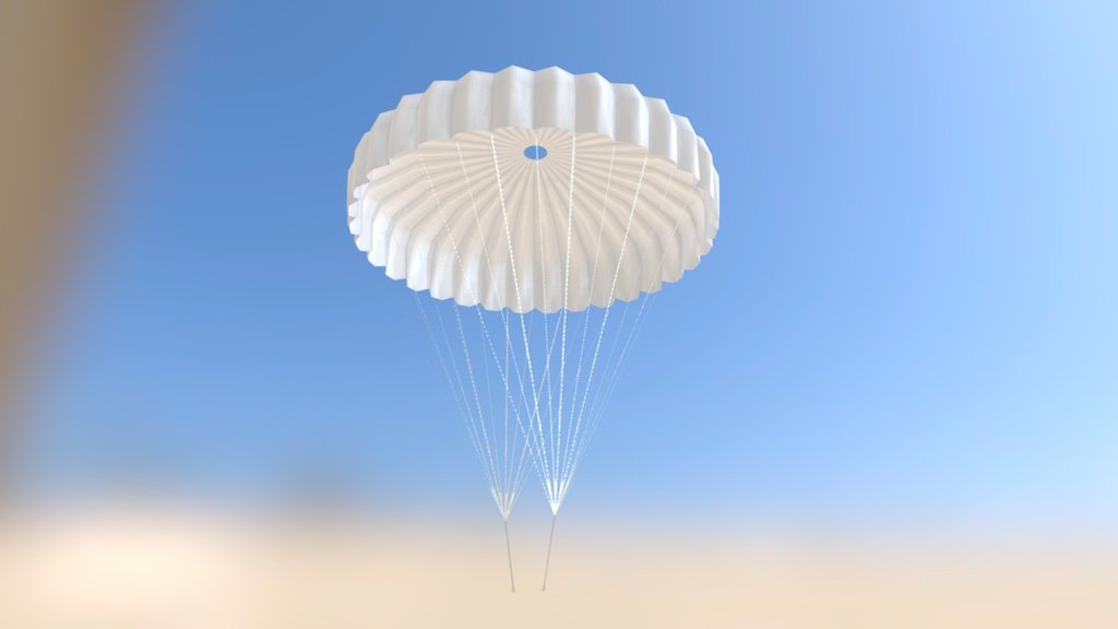 Parachute - 3D model by Rudolf Rednose (@rudolf-rednose) 3d model