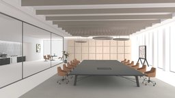 VR Meeting Office | Conference Room | Baked office, room, furnished, mirror, baked, furniture, table, vr, hall, paintings, conference, meeting, conferenceroom, workplace, morden, conferencetable, chair, interior, conferencechair