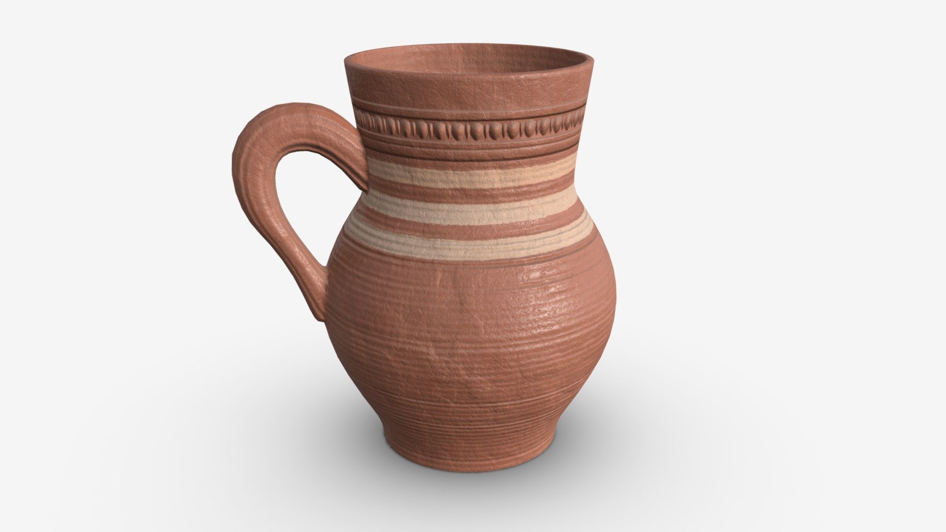 Vintage ceramic jug medium - Buy Royalty Free 3D model by HQ3DMOD (@AivisAstics) 3d model