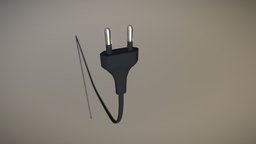 power cord with plug power, technical, european, italian, appliance, plug, europlug, italiana, filo, cord, spina, presa, elettrico, electric