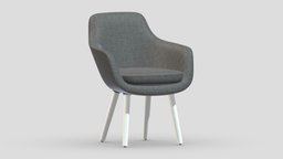 Miller Saiba Side Chair office, scene, room, modern, storage, sofa, set, work, desk, generic, accessories, equipment, collection, business, furniture, table, vr, ergonomic, ar, seating, workstation, meeting, stationery, lexon, asset, game, 3d, chair, low, poly, home, interior