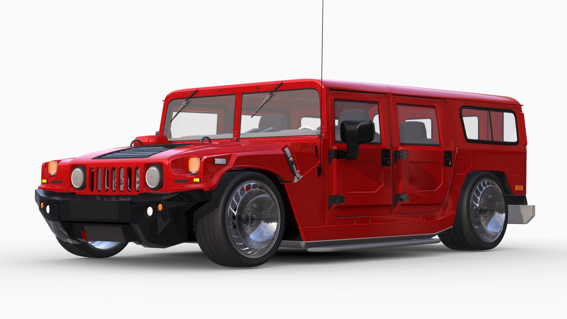 This 3D model is a detailed representation of the iconic Hummer H1, a rugged and robust off-road vehicle known for its exceptional capabilities in challenging terrains. The model is meticulously crafted, capturing the distinctive features and proportions of the Hummer H1

Customer reviews are extremely important for the development and improvement of services. If you purchased a 3D model in my store, I encourage you to share your opinion by leaving a rating (stars). This will help me understand your expectations and adapt
 offer to suit your needs. Thank you for your time and support! - 3d model Hummer H1 - 3D model by zizian 3d model