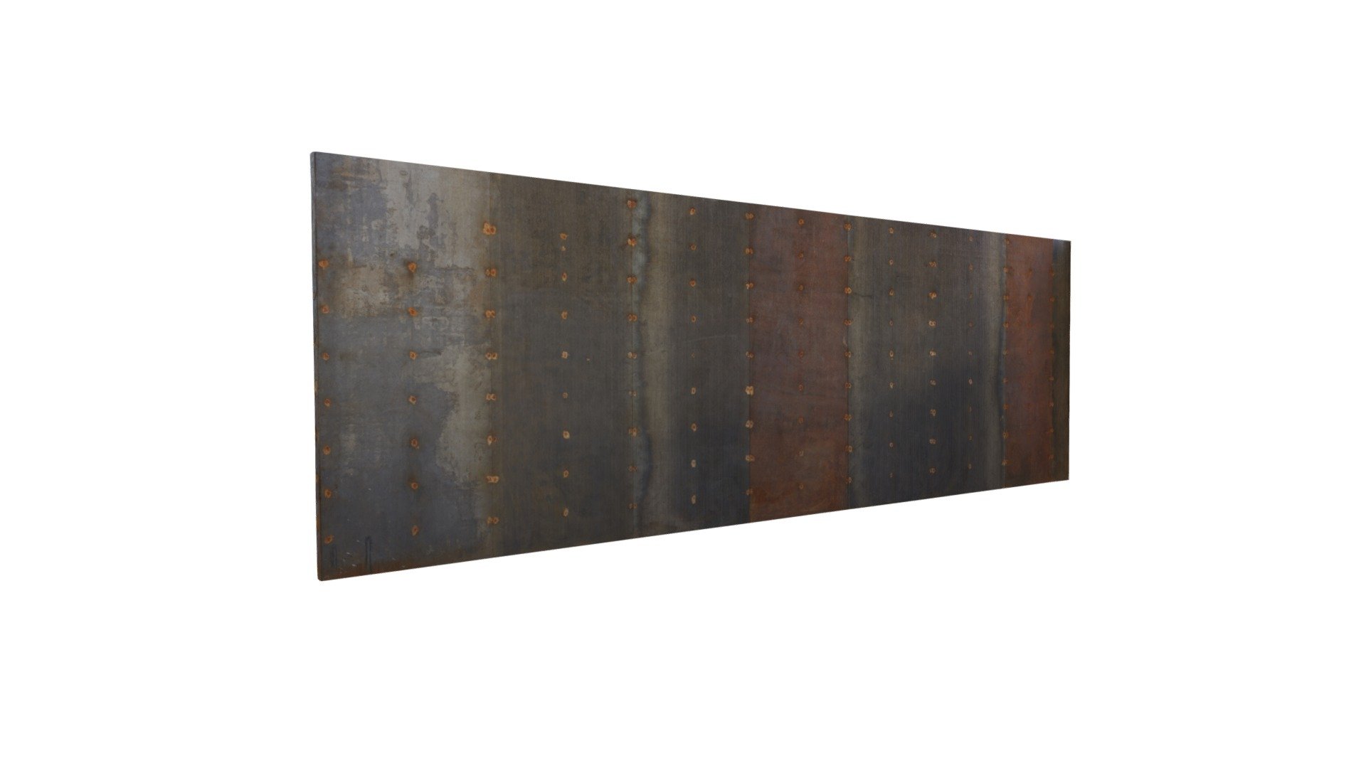 Highly detailed 3D model of a metal wall

Photo-scanned using 63 images

Processed in Reality Capture

Modeled in Maya and ZBrush



Size: X:802.5cm x Y:266cm x Z:6.5cm

Centered on X,Y,Z axis - Metal Wall - Buy Royalty Free 3D model by POP417 3d model