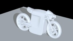 Custom Cafe Racer Motorcycle | CINEMA 4D
