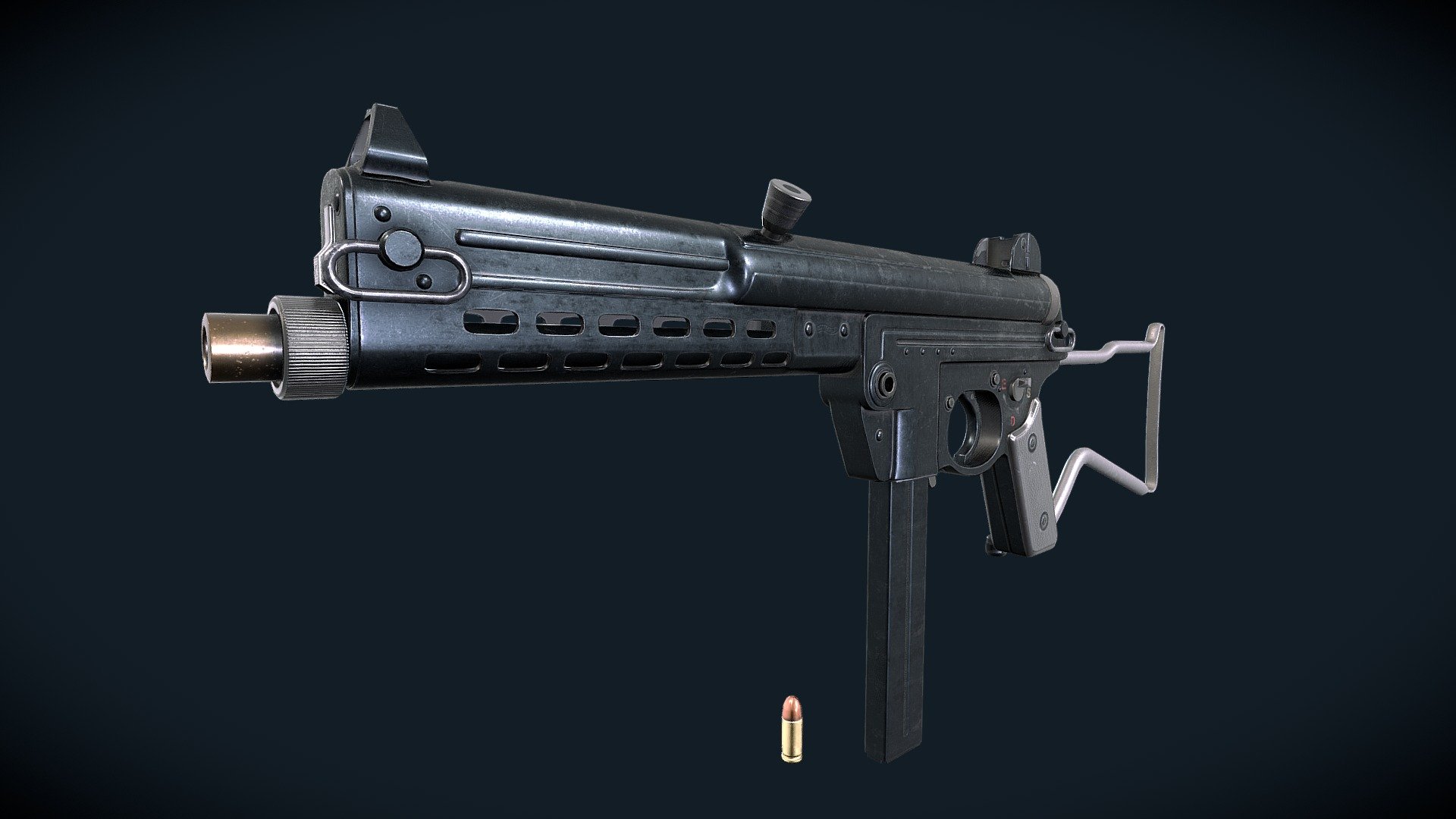 walther MPL - Walther MPL - 3D model by Blak_Vice (@blak352yt) 3d model