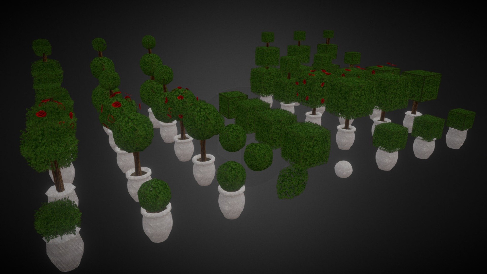 Set de Plantas de interior - Plantas De Interior - Download Free 3D model by Alex Moya (@Alex.Moya) 3d model