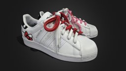 Adidas Superstar hello, kitty, superstar, sneakers, adidas, trainers