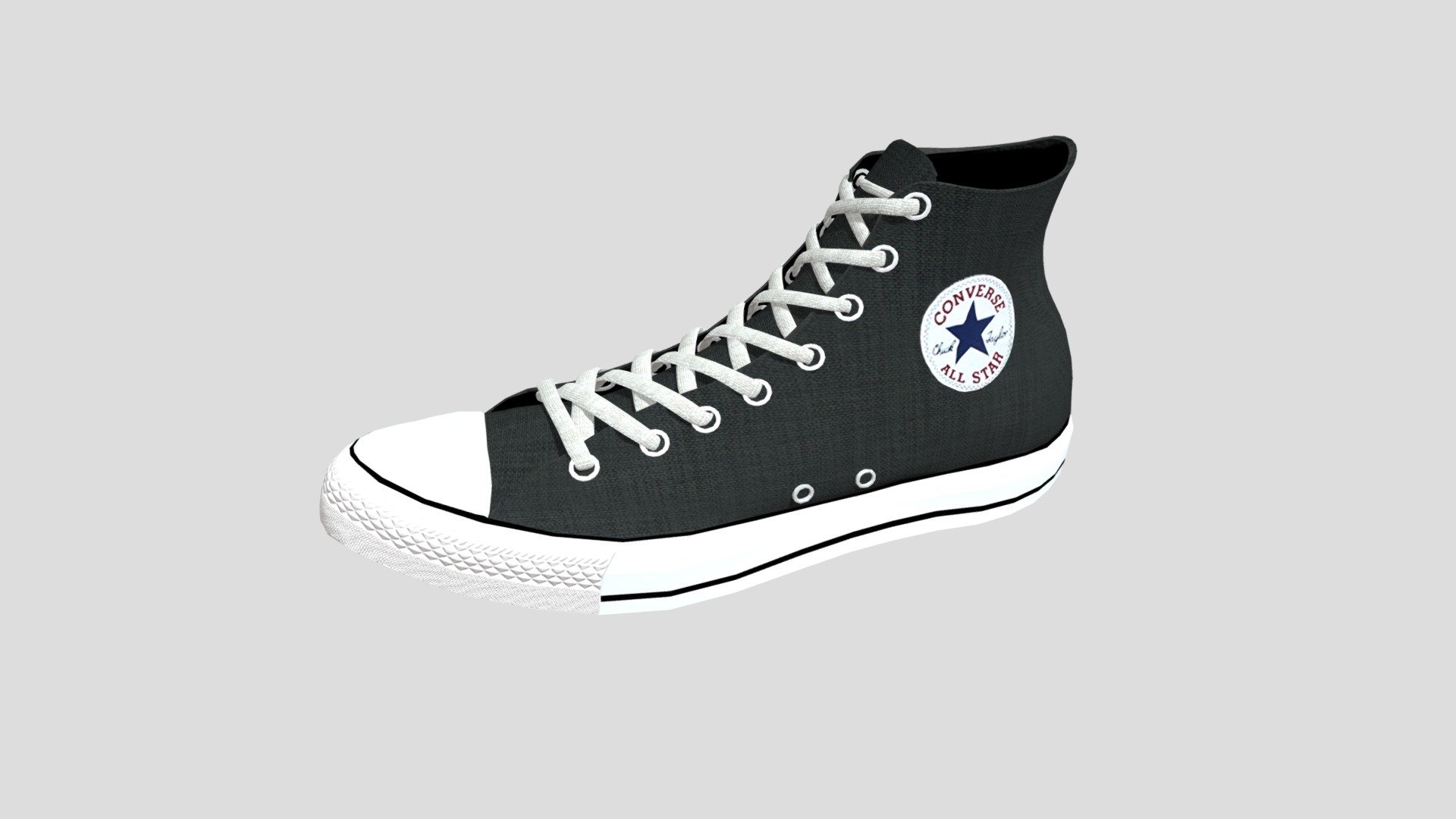 Made it mostly for practice, I think it turned out kinda ok - Converse Classic - Download Free 3D model by turbopurr 3d model