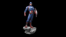 Captain America marvel, avengers, captainamerica, teamcap, character, 3dsmaxpublisher, zbrush, characterdesign
