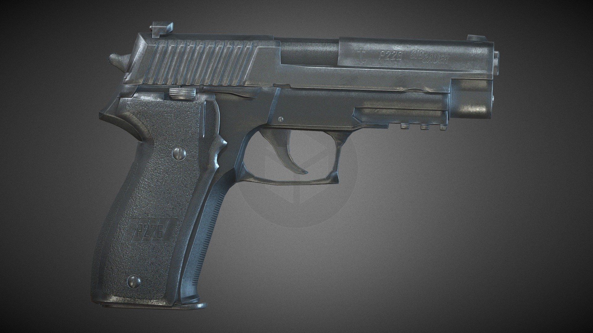 Low Poly P226-Pistol - P226- Pistol - Buy Royalty Free 3D model by alanmercer1997 3d model