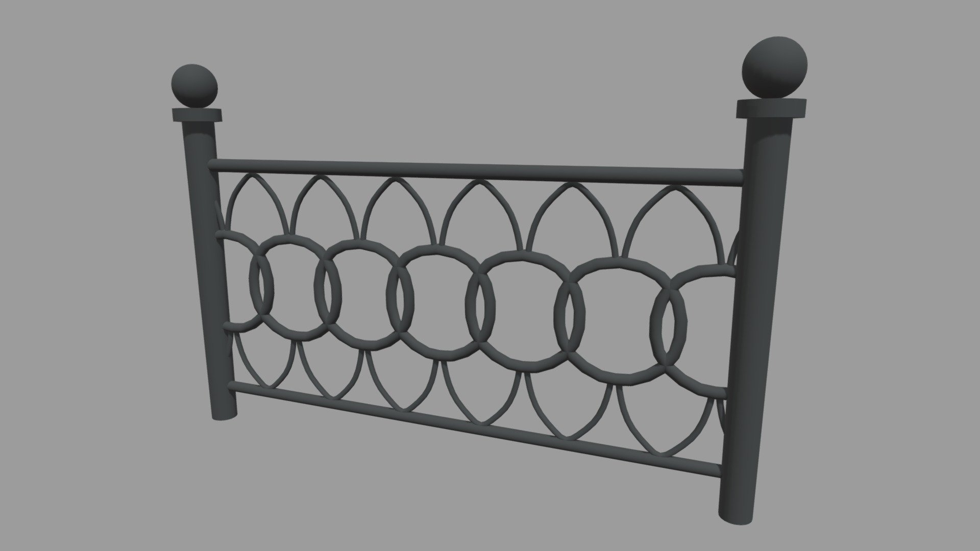 This model contains a Fence 07 based on real city fence which i modeled in Maya 2018. There is one unique material, a black material with one unique UV.

These models will be part of a huge city elements pack which will be added as a big pack and separately on my profile.

If you need any kind of help contact me, i will help you with everything i can. If you like the model please give me some feedback, I would appreciate it.

Don’t doubt on contacting me, i would be very happy to help. If you experience any kind of difficulties, be sure to contact me and i will help you. Sincerely Yours, ViperJr3D - Fence 07 - Buy Royalty Free 3D model by ViperJr3D 3d model