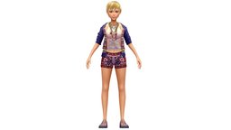 Cartoon High Poly Subdivision Girl Boho Style body, toon, style, dressing, flower, avatar, cloth, jewelry, fashion, women, shorts, hipster, jacket, clothes, ornament, torso, skirt, stockings, young, shoes, boots, national, woman, casual, lace, t-shirt, boho, diffuse-only, beads, embroidery, -woman, metaverse, tunic, hairstyle, -girl, dressing-room, windbreaker, character, girl, "cartoon", "boho-style", "boho-furniture"