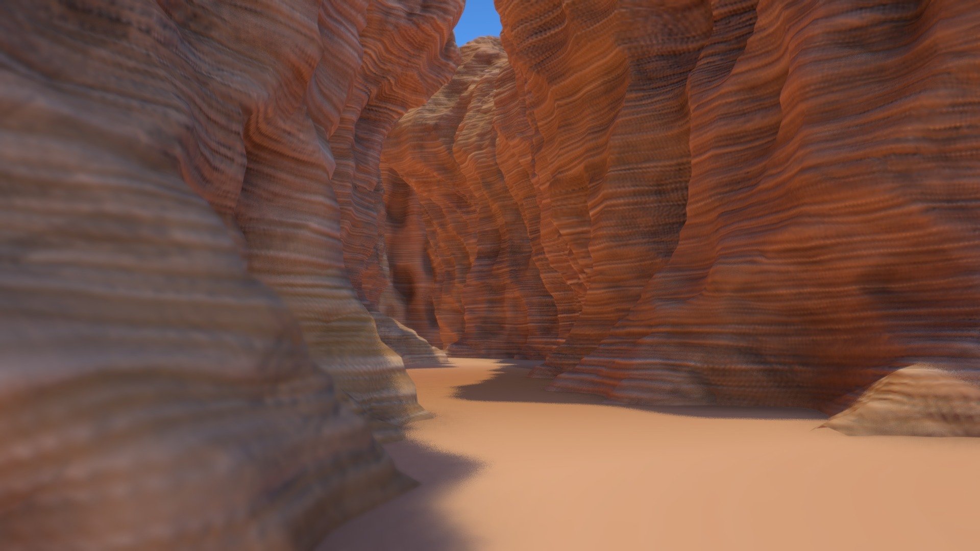 This is a Canyon sence that I create several years ago, just wanted to see how it looks in SketchFab - Canyon - 3D model by hullalmiah 3d model