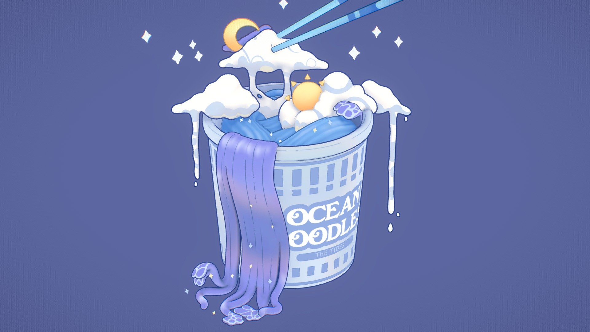 My latest small project ocean ramen! ༄ 
I am happy to share my newest work! I am currently busy with a bigger project so I post a bit less, but I really loved this idea!

I hope you like it! ༄

concept inspired by teri sky - Ocean noodles 🍜༄ - 3D model by Moon (@Moon_solstice) 3d model