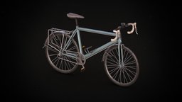 City bike bike, bicycle, modern, ready, real, pedals, optimised, game, lowpoly, low, poly, city