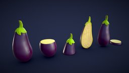 Stylized Eggplant