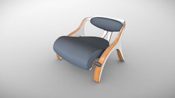My Armchair design "February 23" modern, stool, style, armchair, sitting, visualization, made, fashion, craft, furniture, rest, awesome, fabric, relax, interesting, wrapped, render, 3d, art, chair, model, design, wood, sketchfab, interior, livingroom, download, stilish, unw