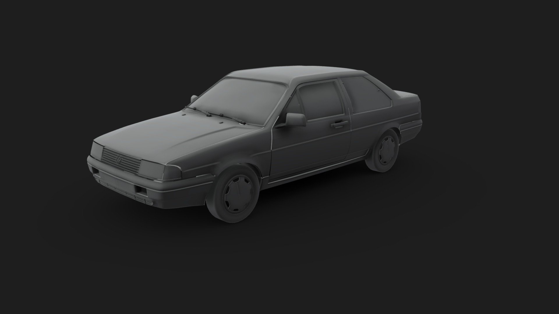 Volkswagen Santana - 3D model by Alexandre Martinelli 3D (@AleMart3d) 3d model