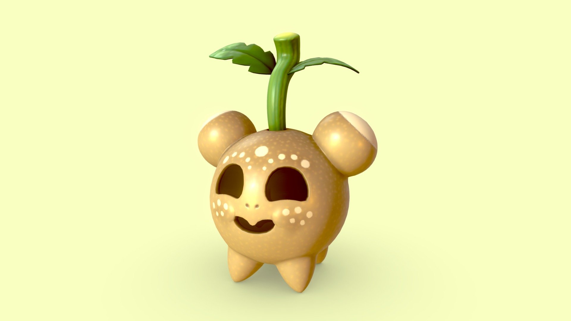 A drakky fruit inspired by the Brown Asian Pear, designed by my pal, SandstormerArt.
Follow her on Twitter for more fun creature concepts: https://twitter.com/SandstormerArt - Asian Pear Drakky Fruit - 3D model by Dex Jones (@DexJones) 3d model