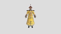 3D Chinese Ancient Traditional Qing Dynasty 