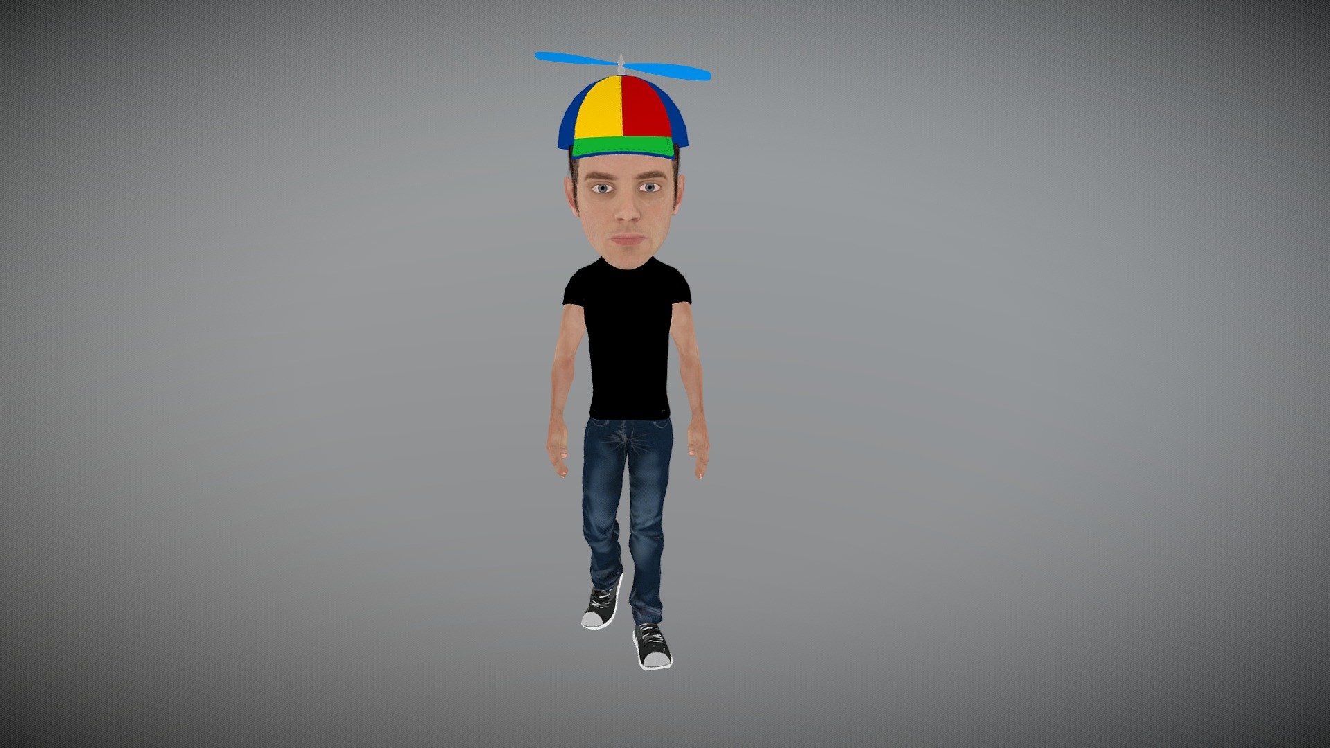 WATCH = https://youtu.be/Mk_OcUQgGbA

3D CHIBI BOBBLE HEAD MAN WITH ANIMATIONS

PACKAGE INCLUDE




High quality polygonal model, correctly scaled for an accurate representation of the original object.

Model is built to real-world scale.

Many different format like blender, fbx, obj, iclone, dae

No additional plugin is needed to open the model.

3d print ready in different poses

Separate Loopable Animations

Ready for animation

High Quality materials and textures

Triangles = 78920

Vertices = 52210

Edges = 101819

Faces = 59929

ANIMATIONS




Idle

Walk

Run

Fight

Dance

+Many different 3d Print Poses
 - BOBBLE HEAD MAN WITH MOTIONS - Buy Royalty Free 3D model by Bilal Creation Production (@bilalcreation) 3d model