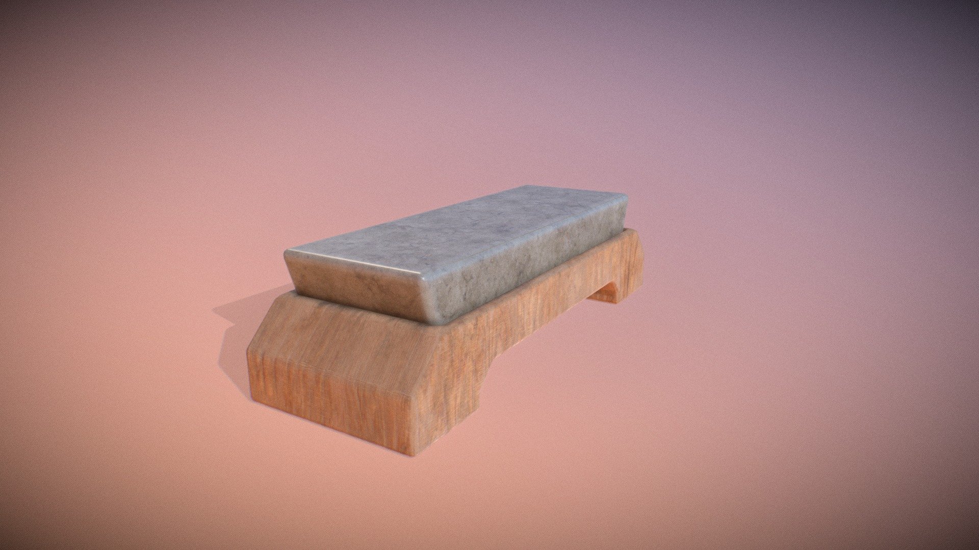 Sharpen your knife on this silly little item 3d model